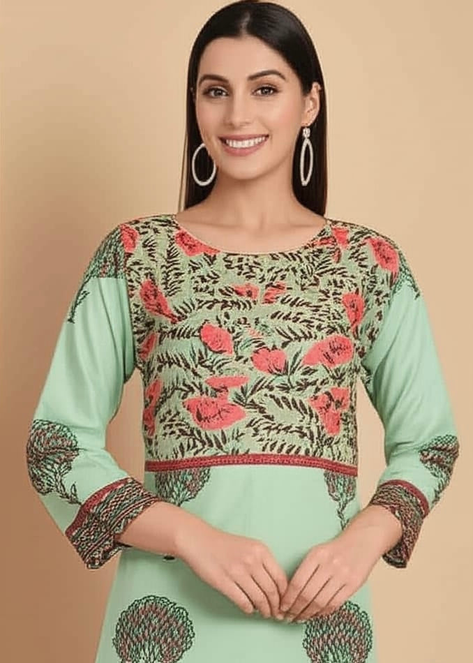 Nayra Cotton Print Tunic
