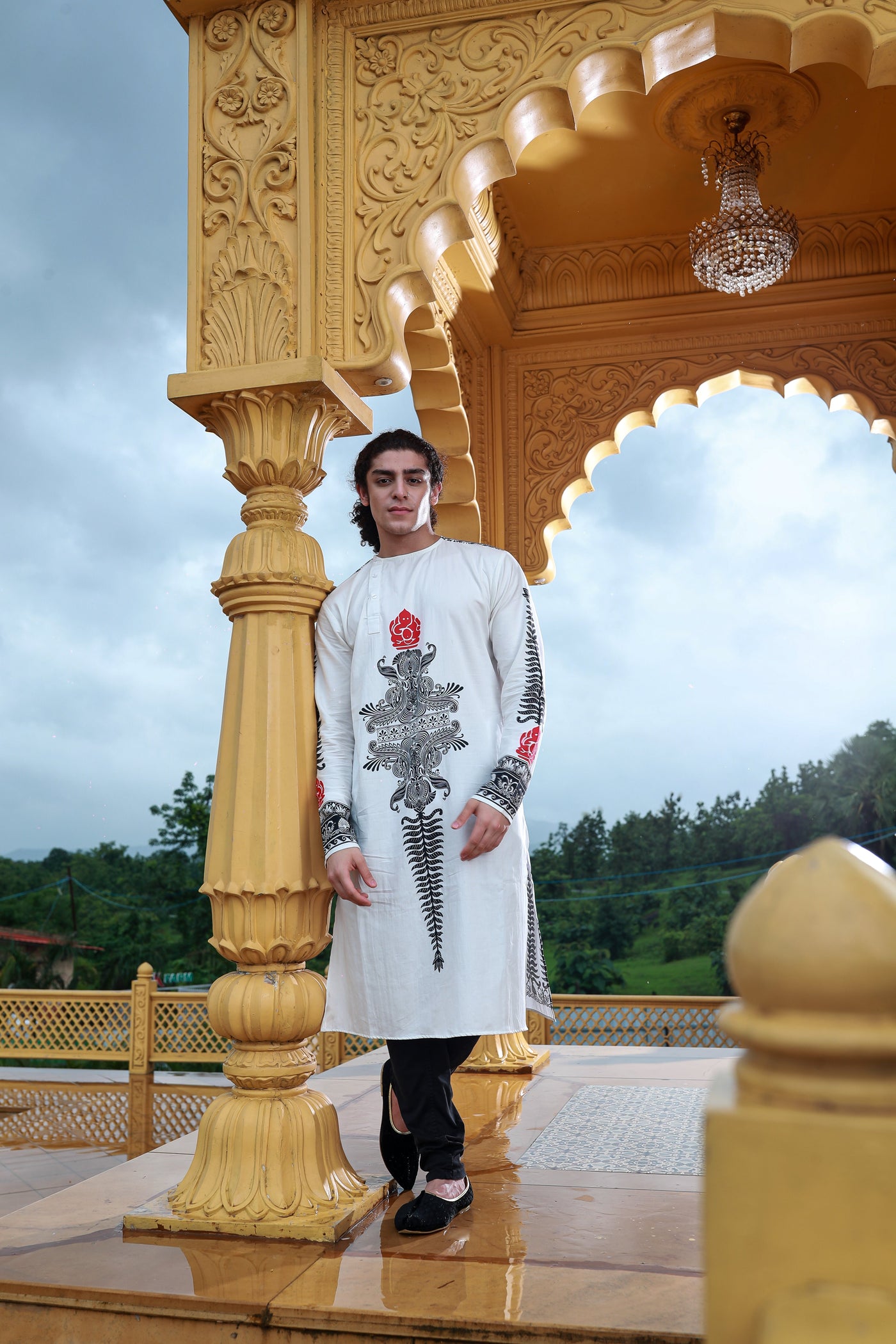 Balaganapati Cotton Print Kurta