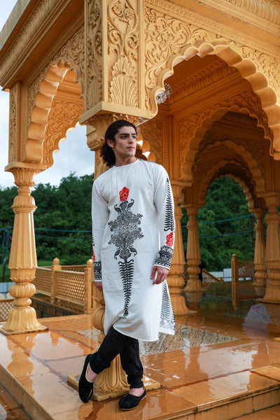Balaganapati Cotton Print Kurta