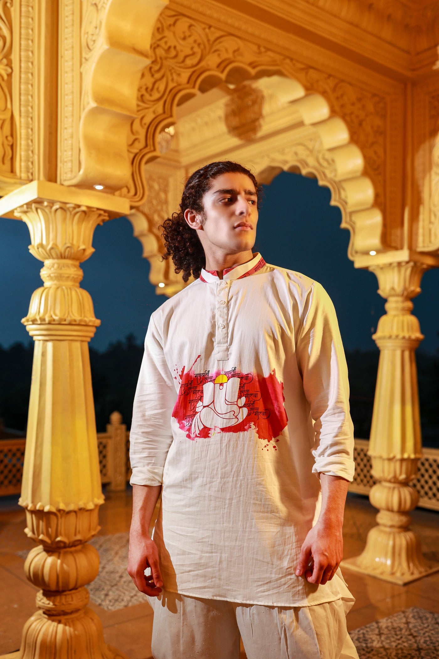 Ekdanta Cotton Print Kurta