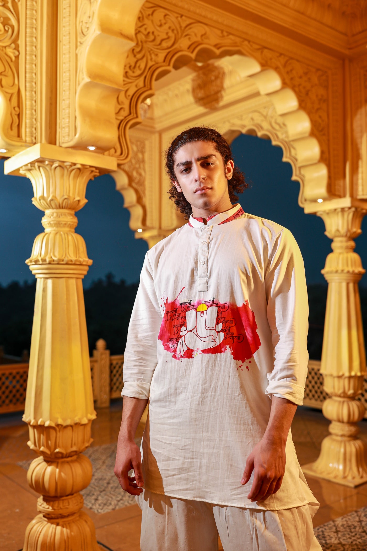 Ekdanta Cotton Print Kurta