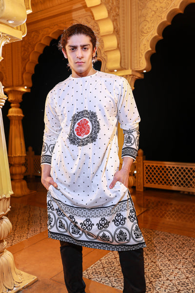 Varaganapati Cotton Print Kurta