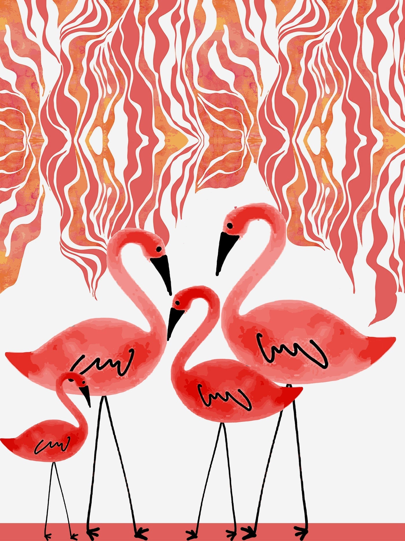 Abstract Ostrich