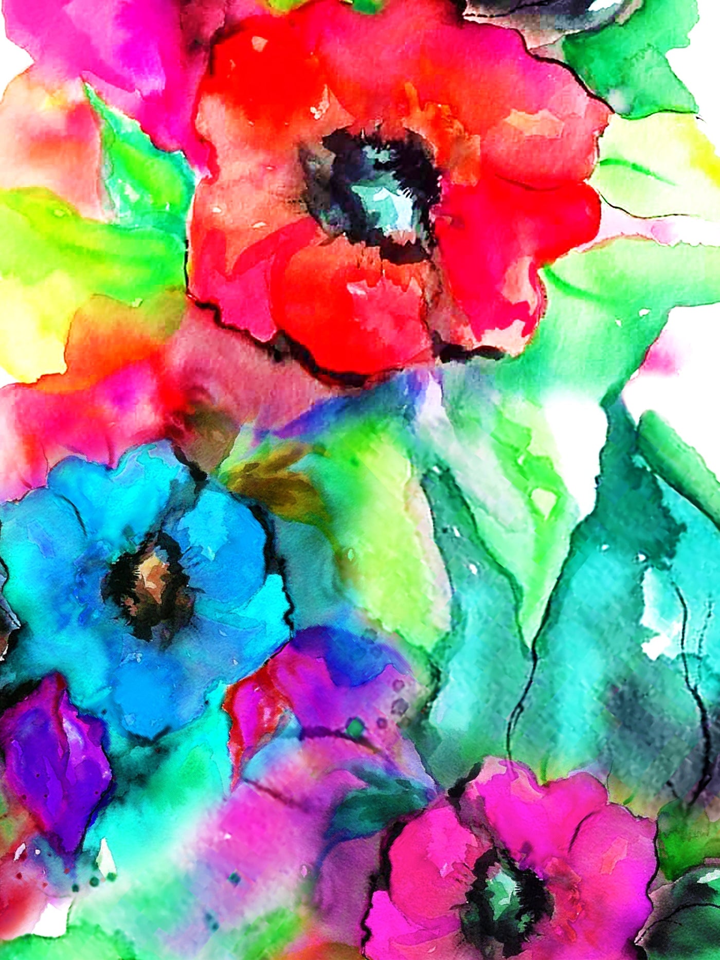 Florescent Florals