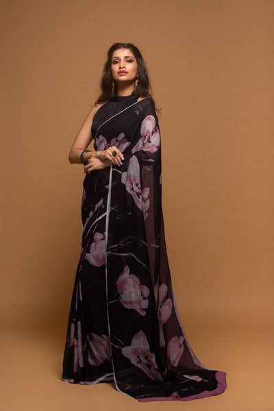 Shadow Floral Saree