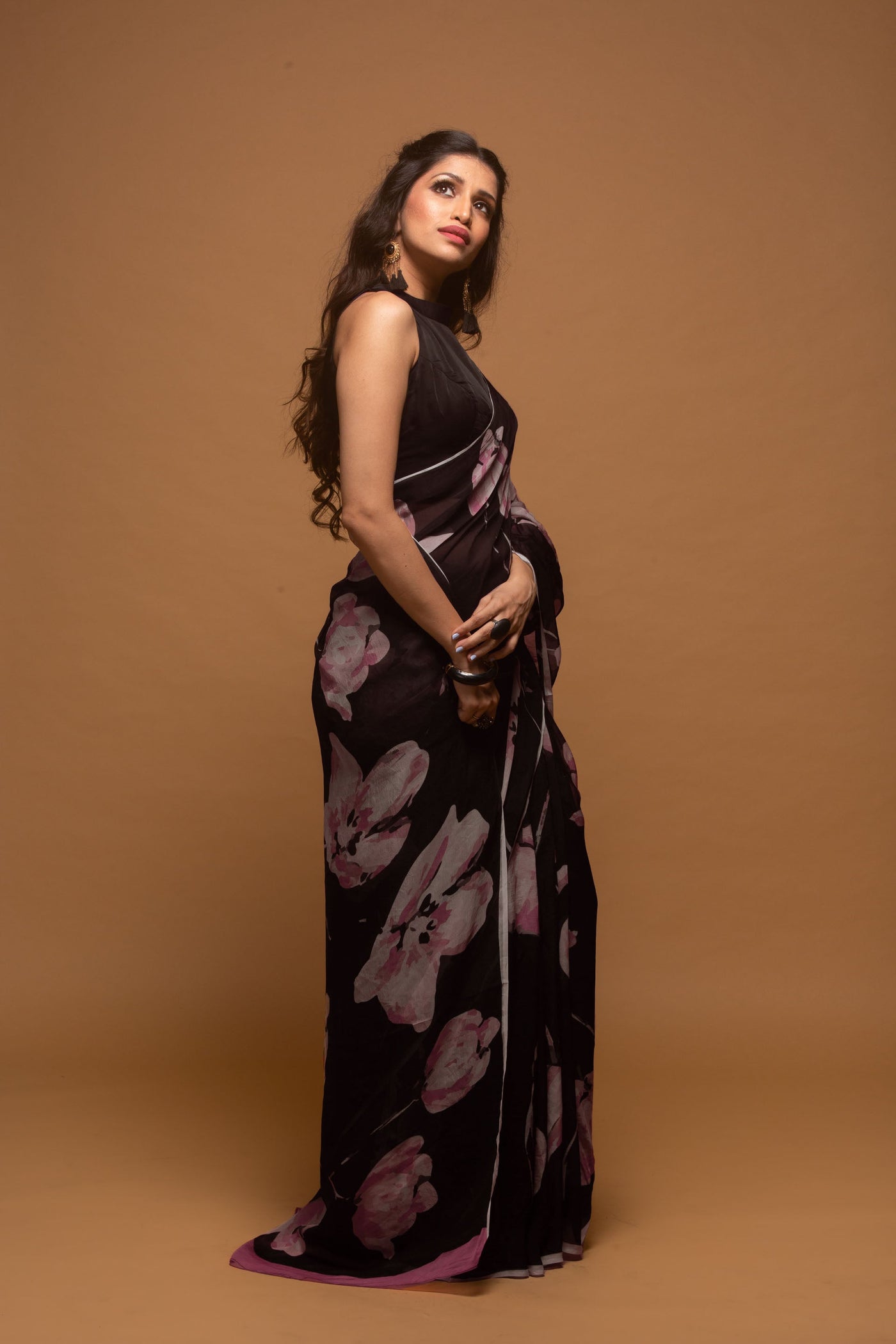 Shadow Floral Saree