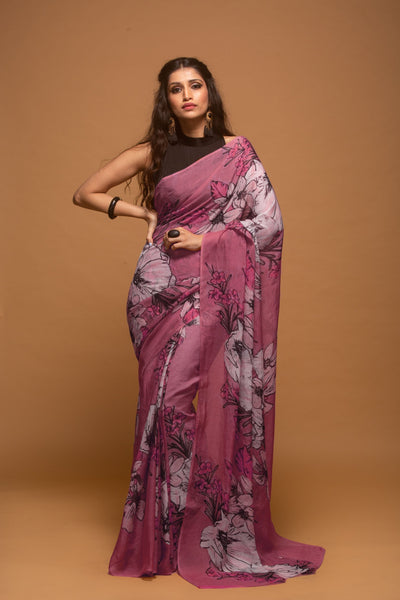 Floral Grove Saree