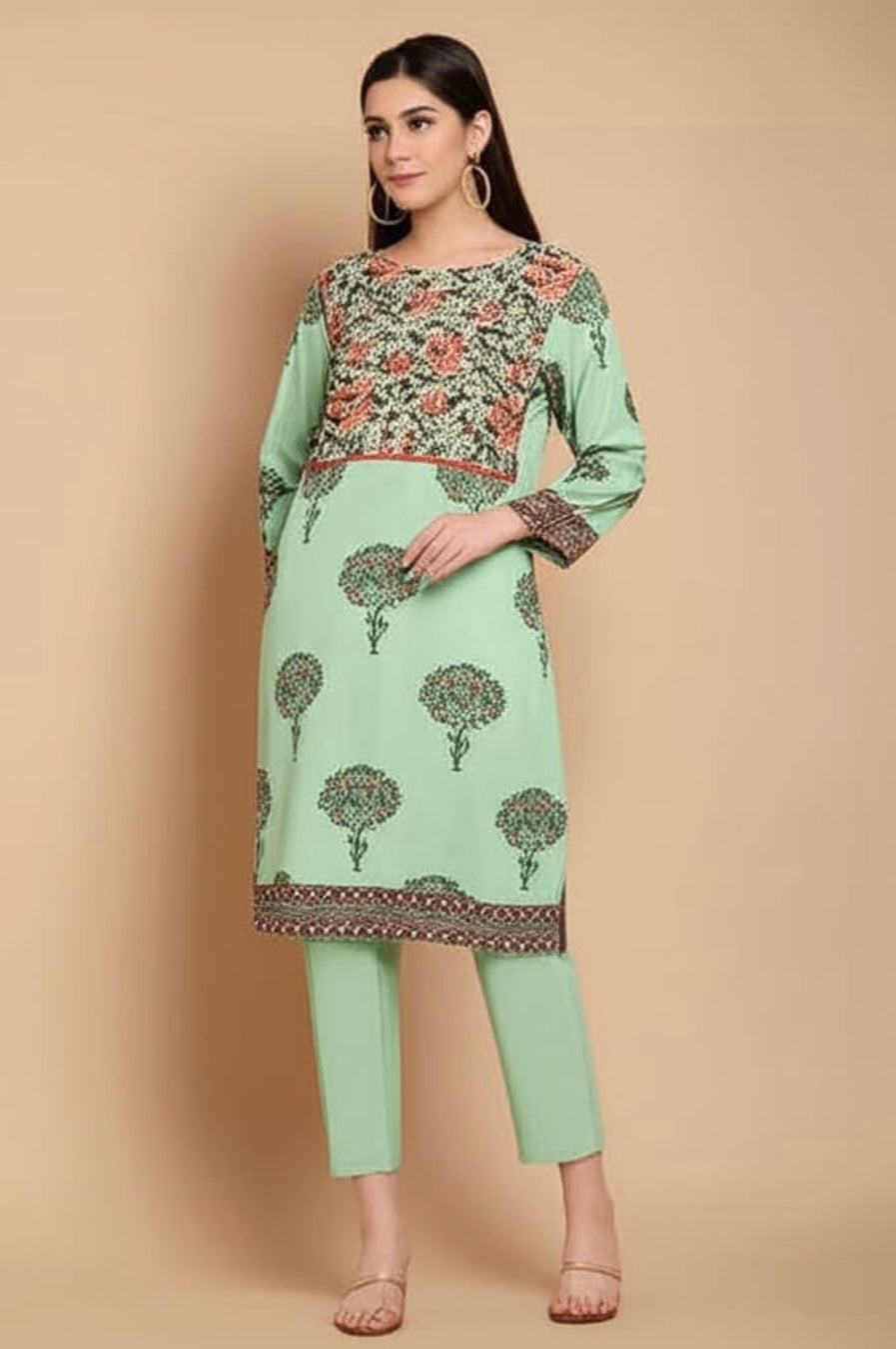 Nayra Cotton Print Tunic