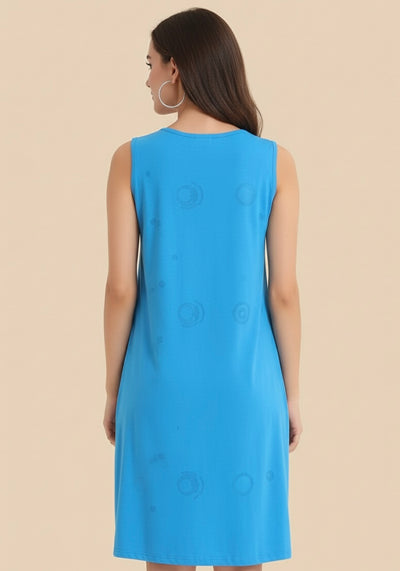 Tom’s Trouble Satin Print Dress