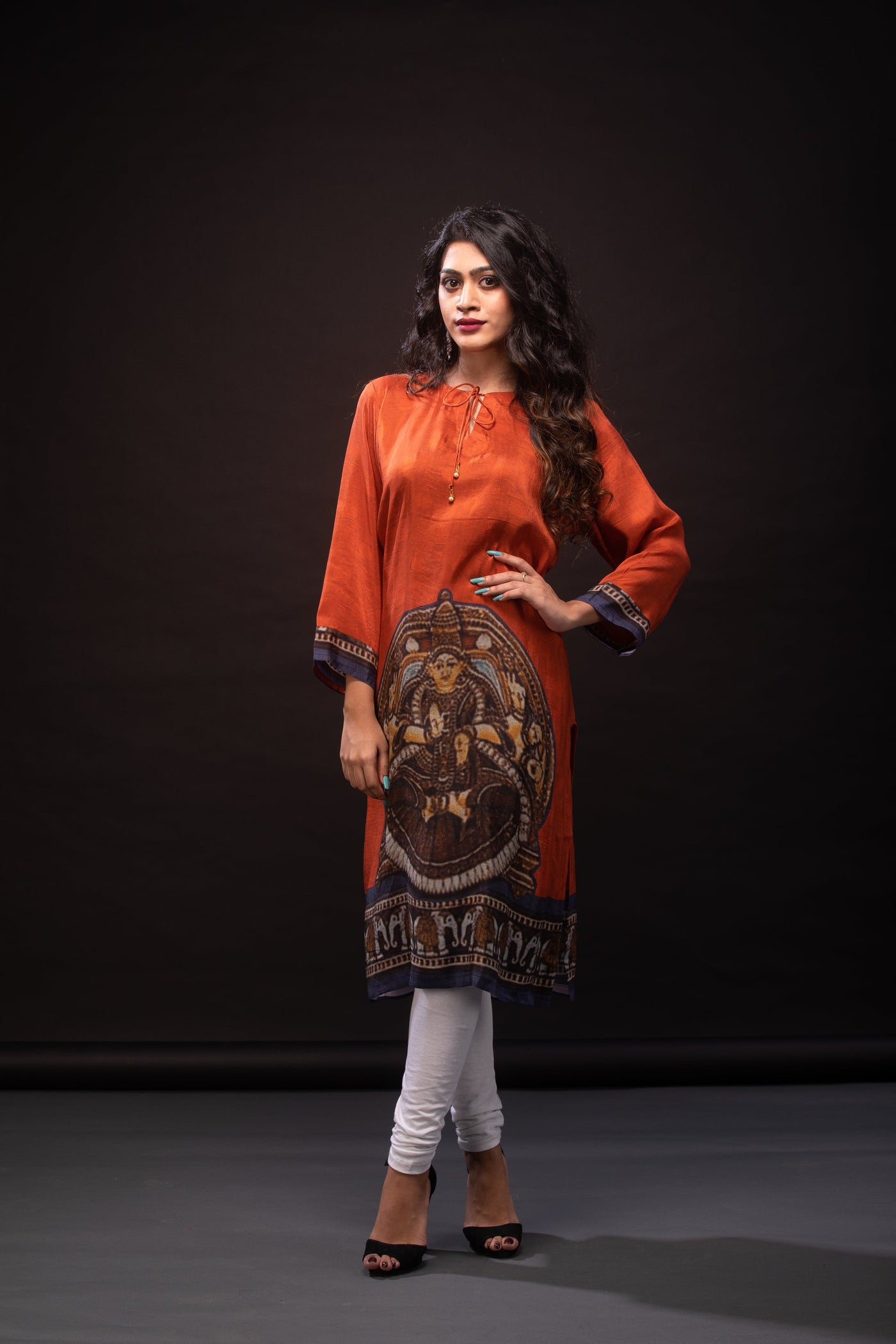 Victory over evil godess durga Dress