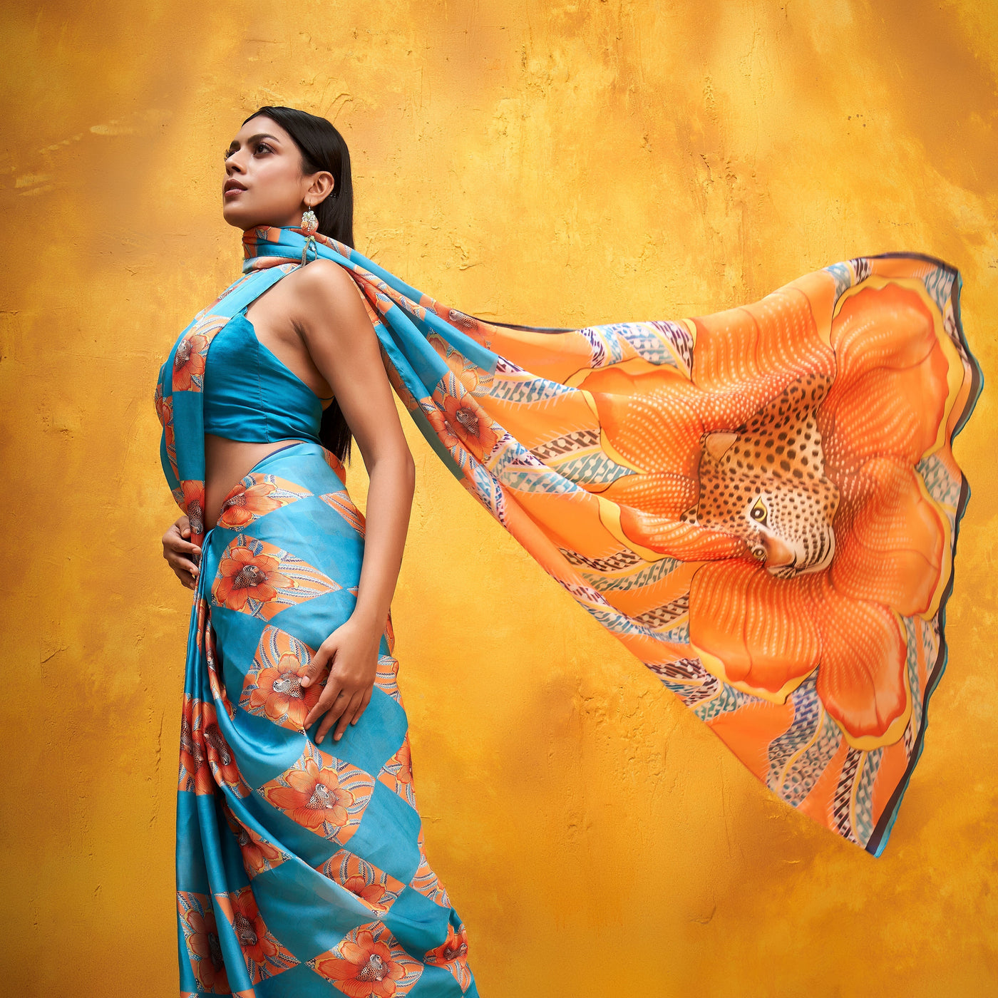 Feisty Jaguar Saree