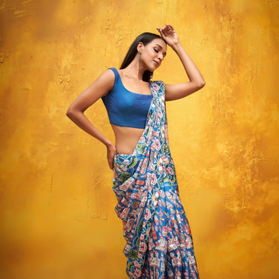 Graceful Peacock Saree