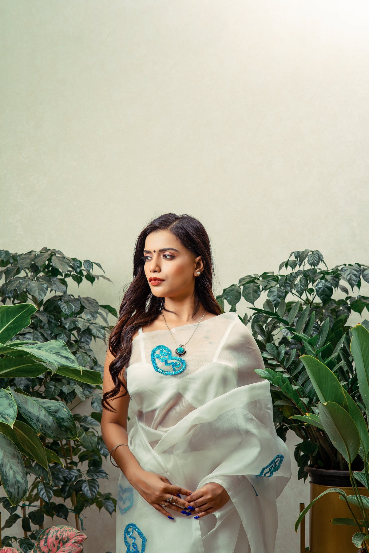 Azure Passion Saree