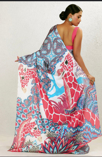 Slender Giraffe Saree