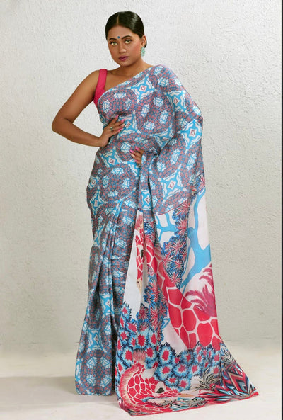 Slender Giraffe Saree