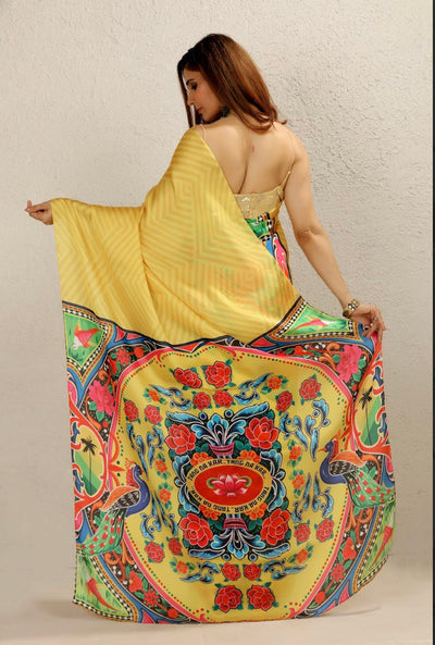 Appealing Floral Saree