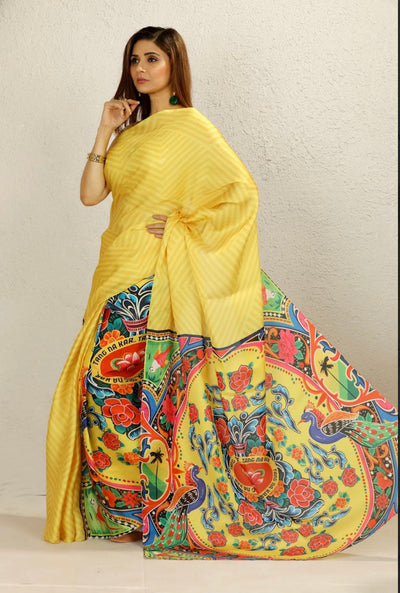 Appealing Floral Saree