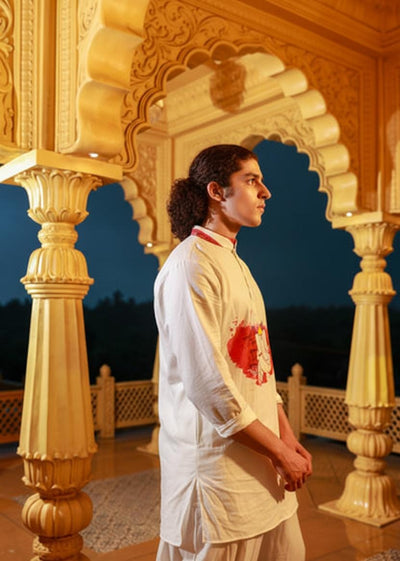 Ekdanta Cotton Print Kurta