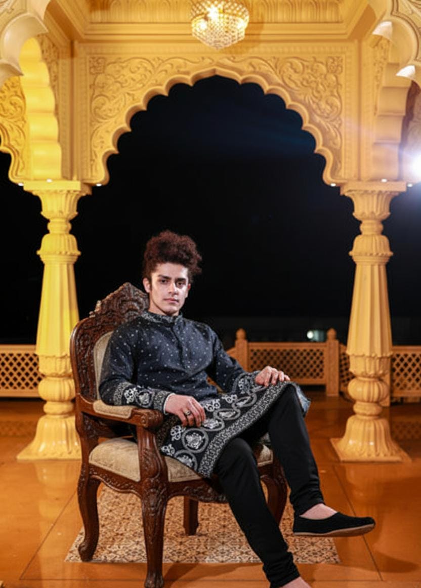 Mundakarama Cotton Print Kurta