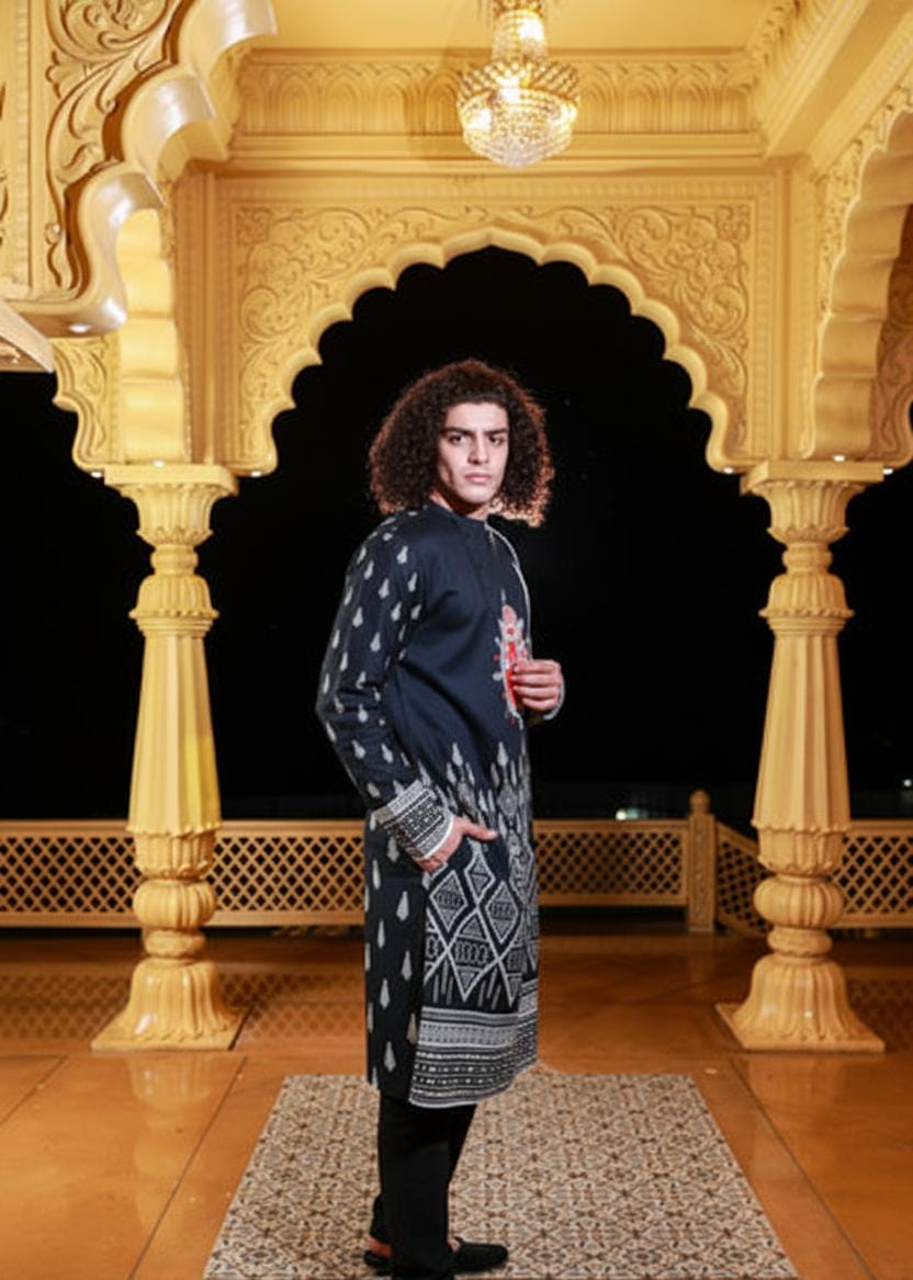 Vinayaka Cotton Print Kurta