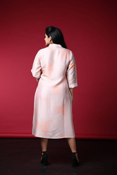 Mayra Satin Print Dress