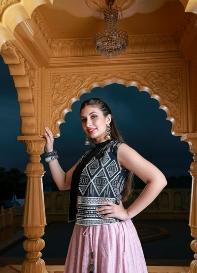 Siddhi Cotton Print Bundi Jacket