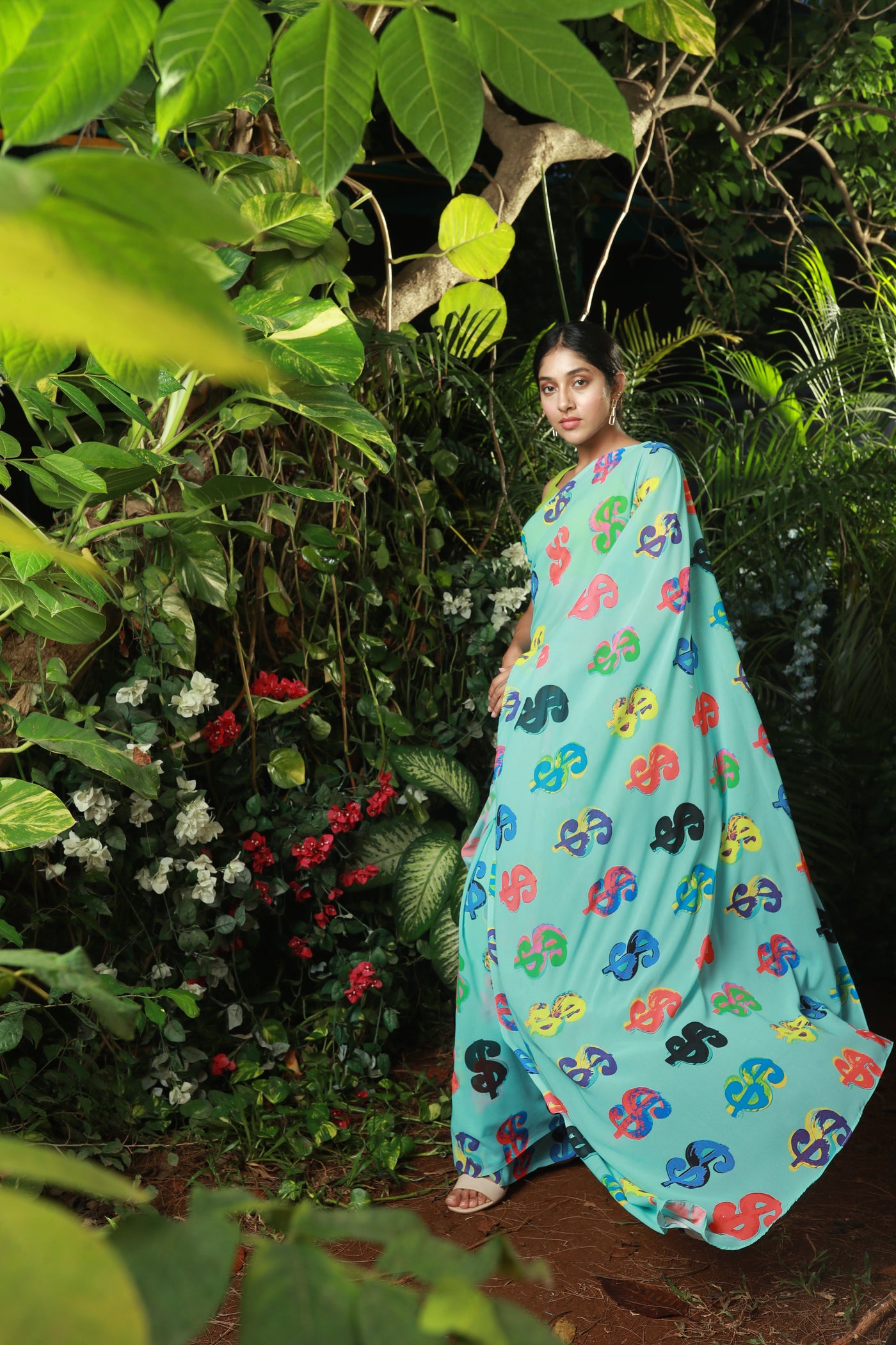 Dollar Mind Georgette Print Saree